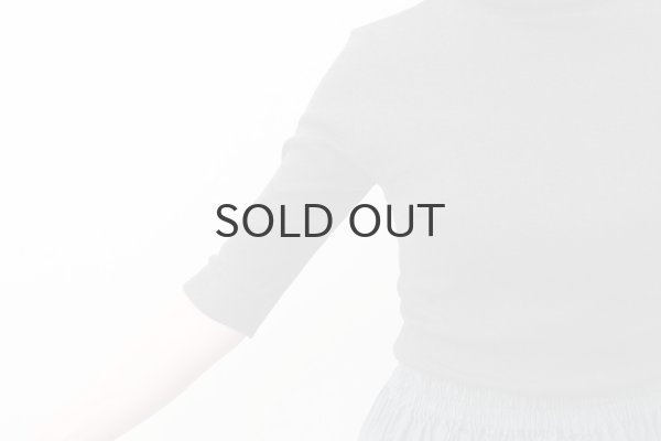 画像16: 40/- 丸胴テレコ 五分袖タートルプルオーバー(6208:OTM) (16)