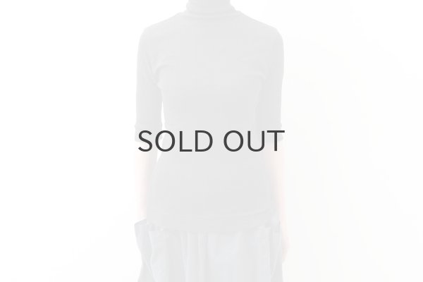 画像12: 40/- 丸胴テレコ 五分袖タートルプルオーバー(6208:OTM) (12)