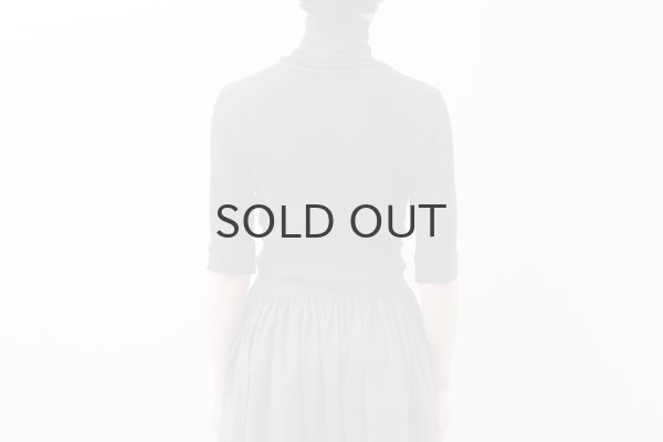 画像14: 40/- 丸胴テレコ 五分袖タートルプルオーバー(6208:OTM) (14)