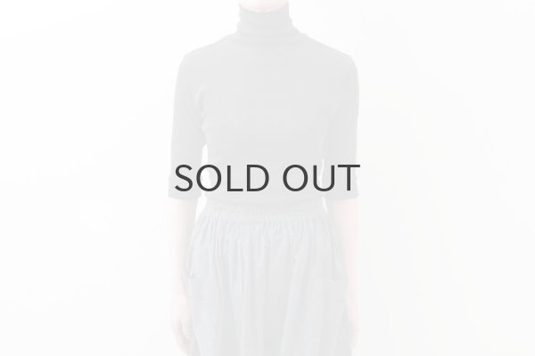 画像11: 40/- 丸胴テレコ 五分袖タートルプルオーバー(6208:OTM) (11)