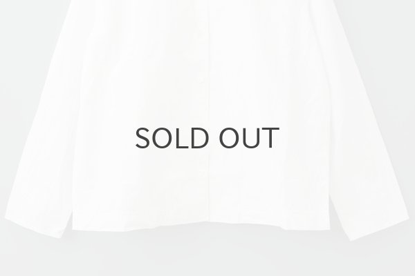 画像8: コンパクトウェザー長袖ブラウス (WH) (8)