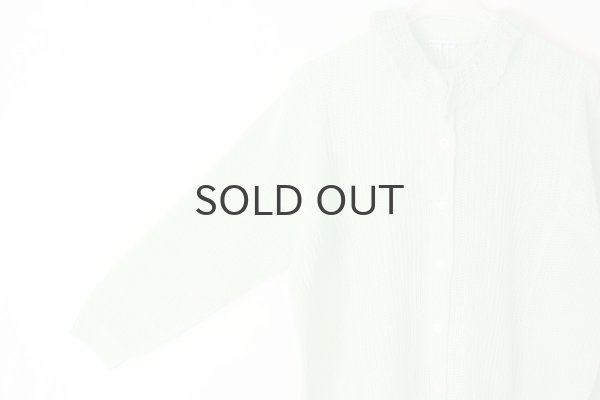 画像5: ラミーコットン七分袖 カーディガン (251-7925:LGR) (5)