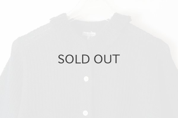 画像3: ラミーコットン七分袖 カーディガン (251-7925:NV) (3)