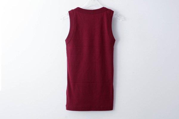 画像2: 40/-度詰めフライス ノースリーブプルオーバー(6696:GP) (2)