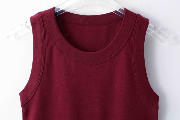 画像3: 40/-度詰めフライス ノースリーブプルオーバー(6696:GP) (3)