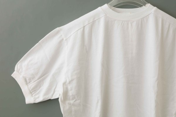 画像4: 30/-天竺 クルーネック半袖PO（6553:WH） (4)