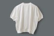 画像1: 30/-天竺 クルーネック半袖PO（6553:WH） (1)