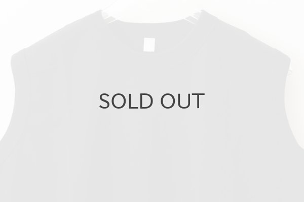 画像3: 40/2天竺 ノースリーブプルオーバー (6346:BK) (3)