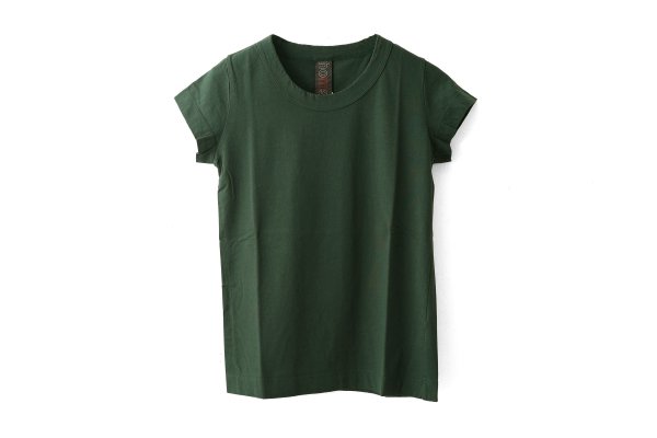 画像1: 30/-天竺 フレンチスリーブTシャツ (6906:DGR)  (1)