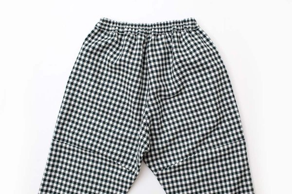 画像8: ウールギンガムギャザーPT (252-3399:OF×DGR) (8)