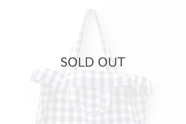 画像5: 先染め帆布 トートバッグ (261-8307:CHE) (5)