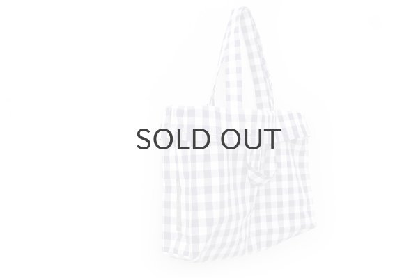 画像2: 先染め帆布 トートバッグ (261-8307:CHE) (2)