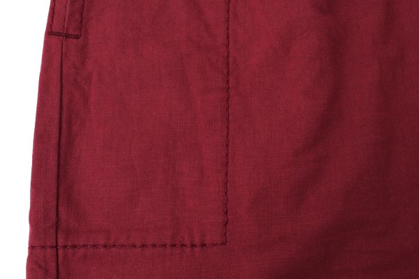 画像5: バルキーシーチング厚手ギャザーPT (261-3372B:レンガ) (5)