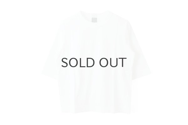 画像1: 30/-天竺 6分袖Tシャツ(241-6370:WH) (1)