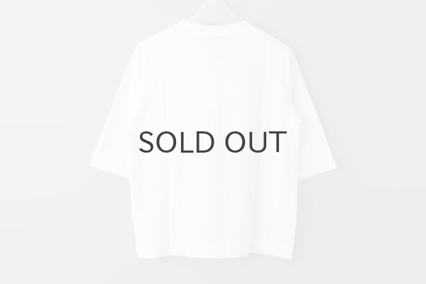 画像3: 30/-天竺 6分袖Tシャツ(241-6370:WH) (3)