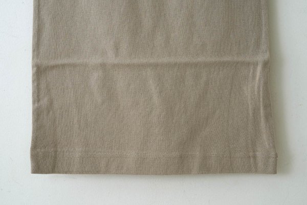 画像5: 40/-度詰めフライス ノースリーブプルオーバー（6696:BG） (5)