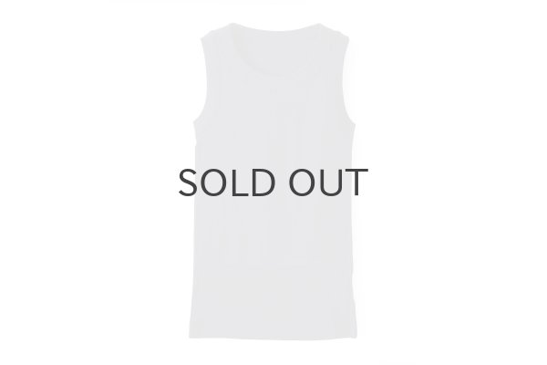 画像1: 40/-度詰めフライス ノースリーブプルオーバー（6696:NV） (1)