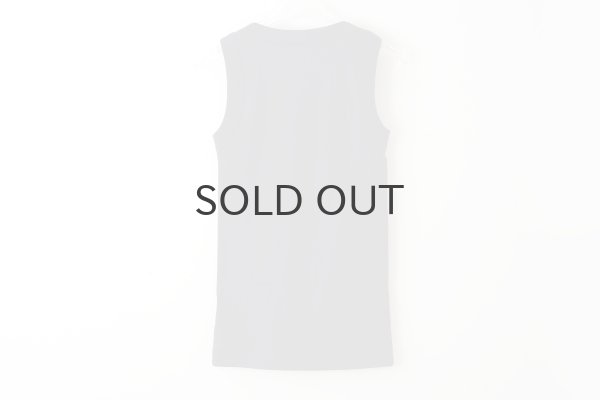 画像2: 40/-度詰めフライス ノースリーブプルオーバー（6696:NV） (2)