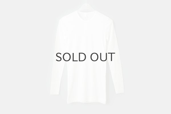 画像2: 60/1フライス クルーネックプルオーバー (232-6668:WH) (2)