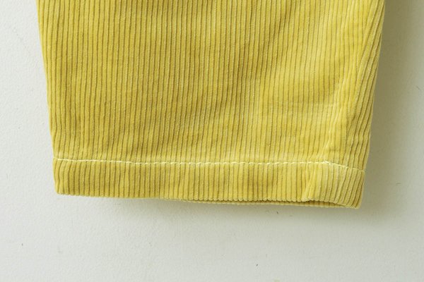 画像14: コーデュロイ タックPT（242-3390:YW/WH） (14)