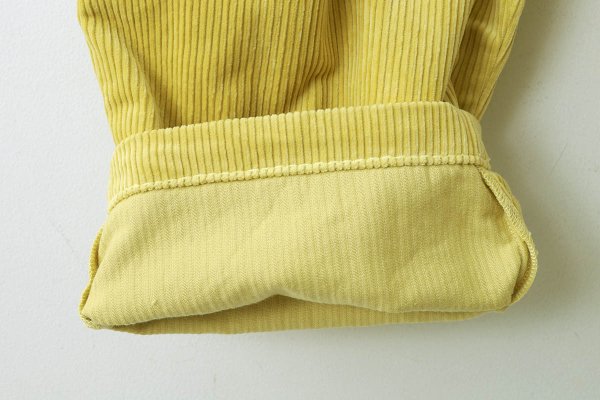 画像13: コーデュロイ タックPT（242-3390:YW/WH） (13)