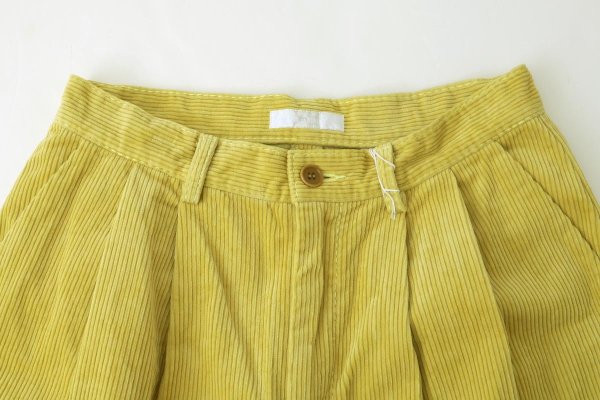 画像9: コーデュロイ タックPT（242-3390:YW/WH） (9)