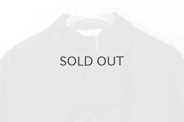 画像4: 80/1 ギンガム＆無地 BL リボン付 (BK) (4)