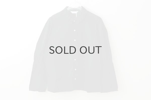 画像2: 80/1 ギンガム＆無地 BL リボン付 (BK) (2)