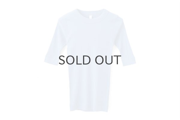 画像1: 40/- 丸胴テレコ 五分袖プルオーバー (251-6301:SX) (1)