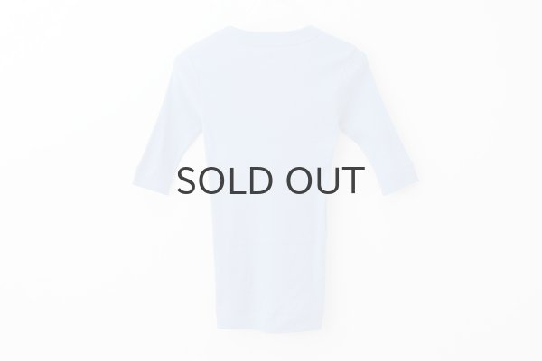 画像2: 40/- 丸胴テレコ 五分袖プルオーバー (251-6301:SX) (2)