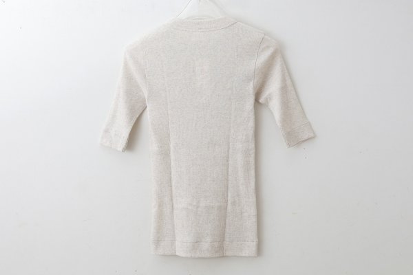 画像2: 40/- 丸胴テレコ 五分袖プルオーバー (251-6301:OTM) (2)