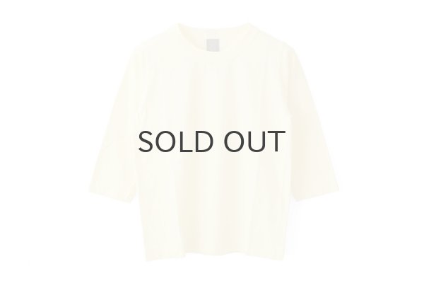 画像1: 30/-天竺 七分袖Tシャツ (6450:YW) (1)