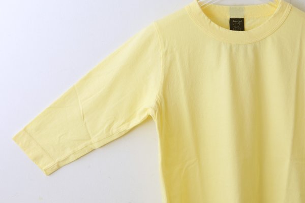 画像4: 30/-天竺 七分袖Tシャツ (6450:YW) (4)