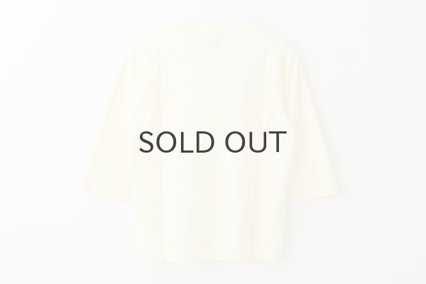 画像2: 30/-天竺 七分袖Tシャツ (6450:YW) (2)