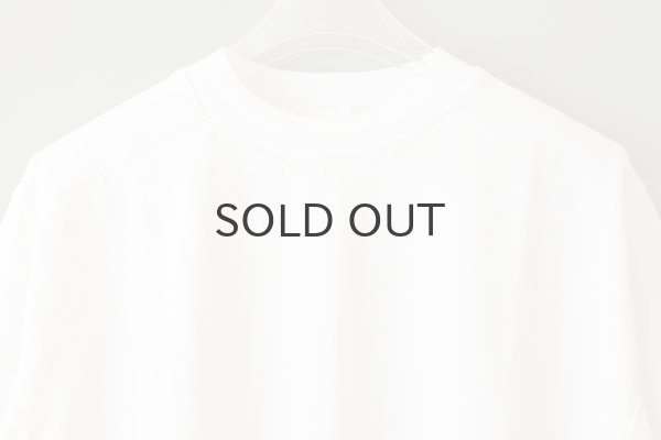 画像3:  40/2天竺 六分袖プルオーバー (6366:WH) (3)