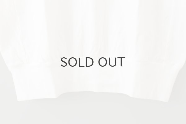 画像5:  40/2天竺 六分袖プルオーバー (6366:WH) (5)