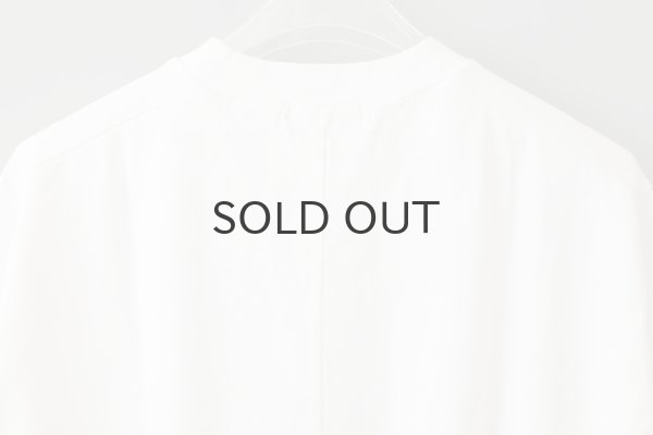 画像6:  40/2天竺 六分袖プルオーバー (6366:WH) (6)