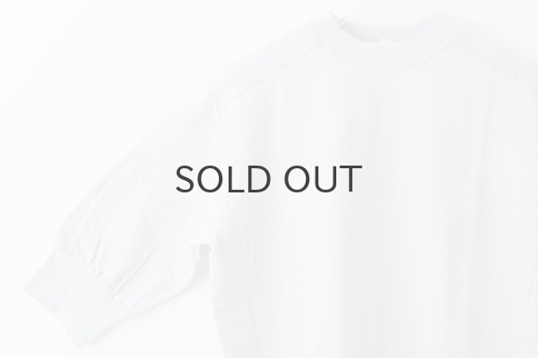 画像5:  40/2天竺 六分袖プルオーバー (6366:L.BL) (5)