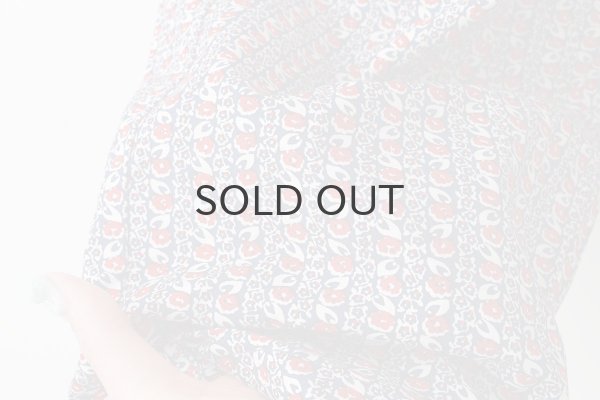 画像10: ダンプ小花プリントフリルPK PT (251-3393:BL) (10)