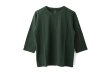 画像1: 30/-天竺 七分袖Tシャツ (6450:DGR) (1)