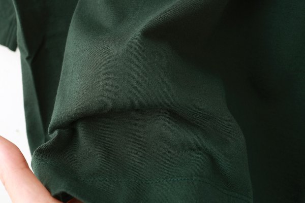 画像6: 30/-天竺 七分袖Tシャツ (6450:DGR) (6)