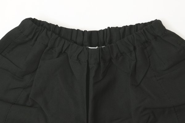 画像3: W/LギャザーワイドPT (252-3389:BK) (3)