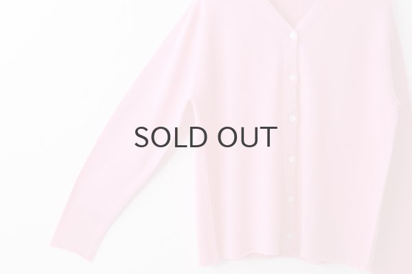 画像5: 梳毛12G カーディガン (252-7928:PK) (5)