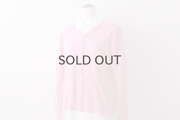 画像8: 梳毛12G カーディガン (252-7928:RD) (8)