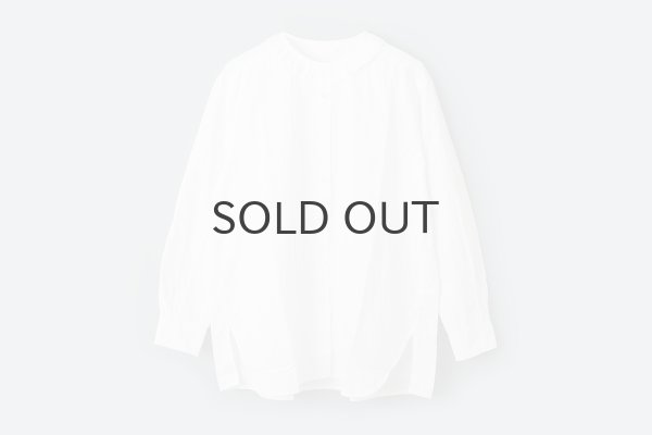 画像1: ハイカウントクロス フリルBL (252-5748:WH) (1)