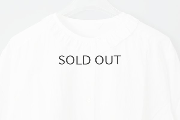 画像3: ハイカウントクロス フリルBL (252-5748:WH) (3)