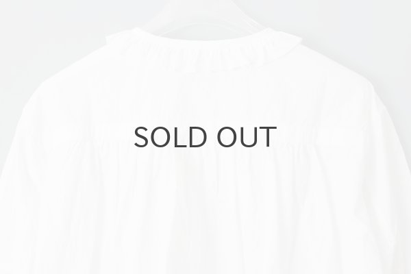 画像8: ハイカウントクロス フリルBL (252-5748:WH) (8)