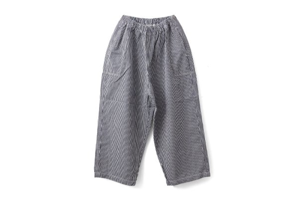 画像1: 10OZデニムギャザーPT (252-3383:ST) (1)