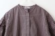 画像3: 80/1 ギンガム パフスリーブBL (261-5750:MCBK) (3)