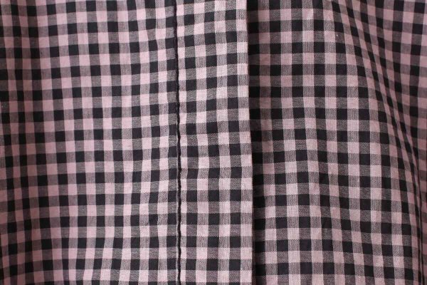 画像6: 80/1 ギンガム パフスリーブBL (261-5750:MCBK) (6)